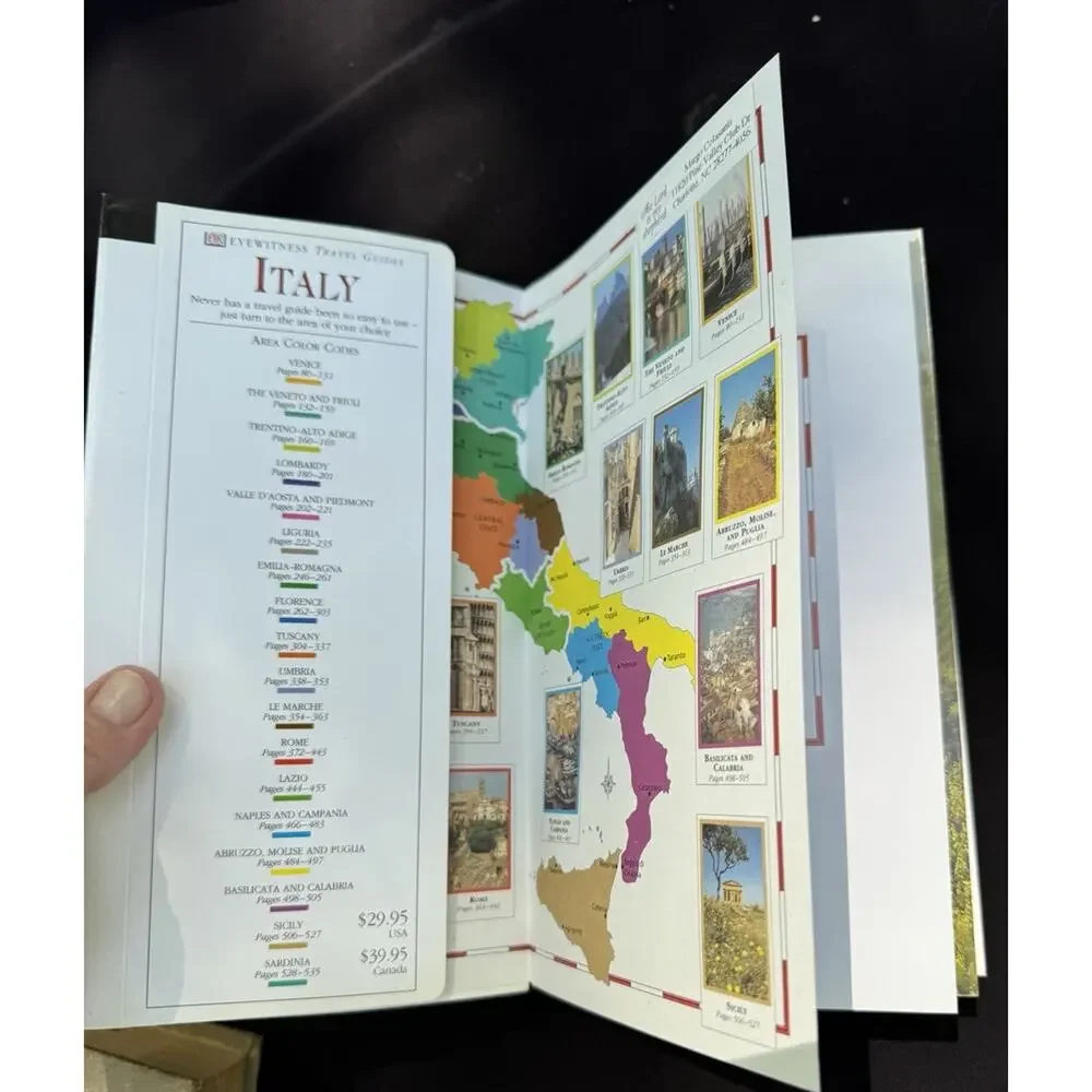Italy DK Eyewitness Travel Guide Book Flexibound Great Condition